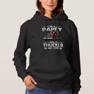 Sudadera Soy un Pappy y camionero, nada me asusta Día del P