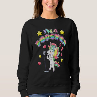 Sudadera Soy un pastor feliz cantando Unicorn Popster