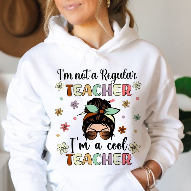 Sudadera Soy un profesor de Guay, una gratitud divertida de (I'm A Cool Teacher, funny Teacher Appreciation hoodie, Funny Teacher hoodie,personalized teacher)