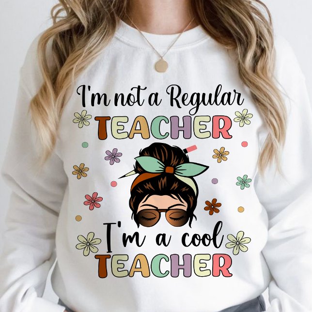 Sudadera Soy un profesor de Guay, una gratitud divertida de (I'm A Cool Teacher, funny Teacher Appreciation sweatshirt, Funny Teacher sweatshirt)