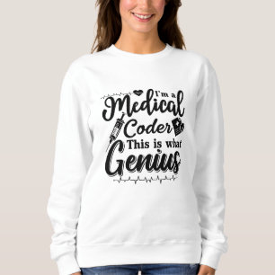 Sudadera Soy un programador médico este programador genio