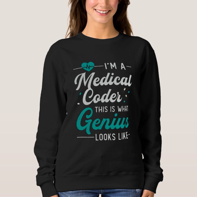 Sudadera Soy un programador retro de codificación de código (Anverso)