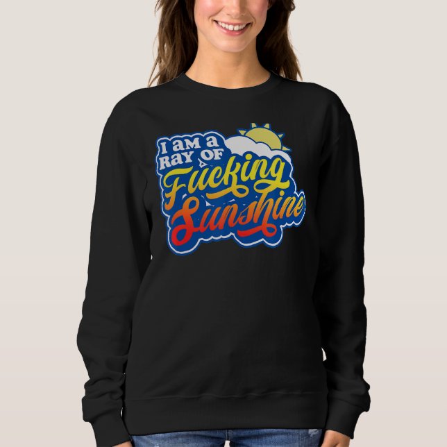 Sudadera Soy Un Rayo De F Cking Sunshine Grumpy Antisocial (Anverso)