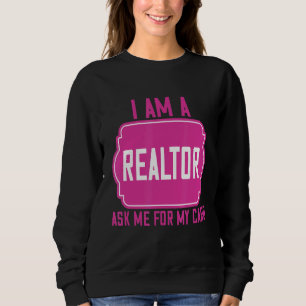 Sudadera Soy Un Realtor Pregúntame Por Mis Citas De Humor D