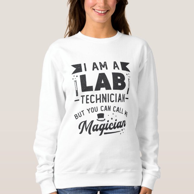 Sudadera Soy Un Regalo De Laboratorio Científico Técnico De (Anverso)