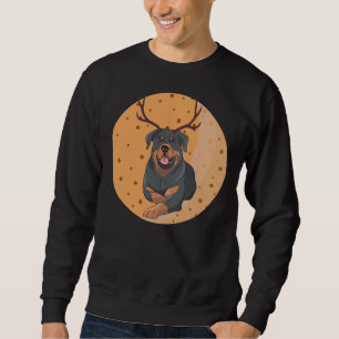 Sudadera Soy Un Rottweiler, Ella Es Mi Luna.