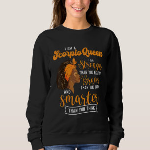 Sudadera Soy Un Rótulo Escorpio Reina Zodiaco Horóscopo Ast