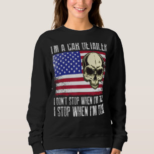 Sudadera Soy un vagón que no paro cuando estoy cansado