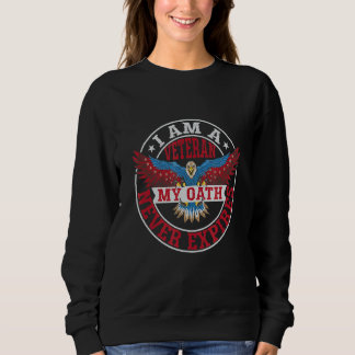 Sudadera Soy un veterano, mi juramento nunca caduca