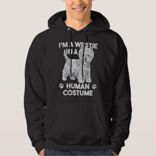 Sudadera Soy un Westie con disfraz de humano West Highland