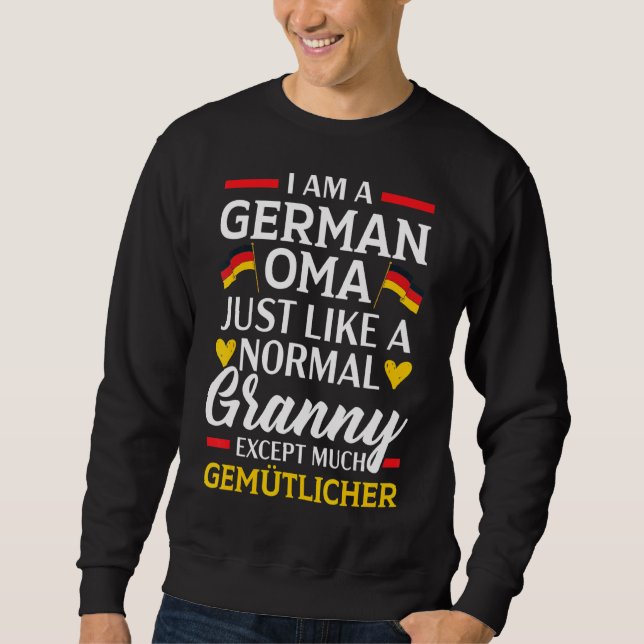 Sudadera Soy una abuela alemana de la Oma Deutschland (Anverso)