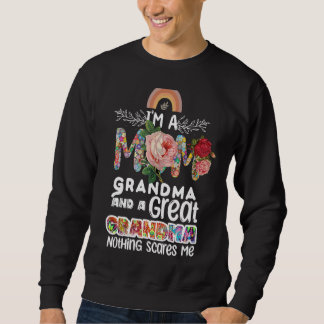 Sudadera Soy una abuela de mamá y no me asustan las madres