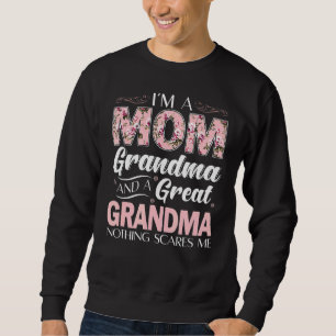 Sudadera Soy una abuela de mamá y no me asustan las madres