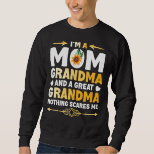 Sudadera Soy una abuela de mamá y no me asustan las madres