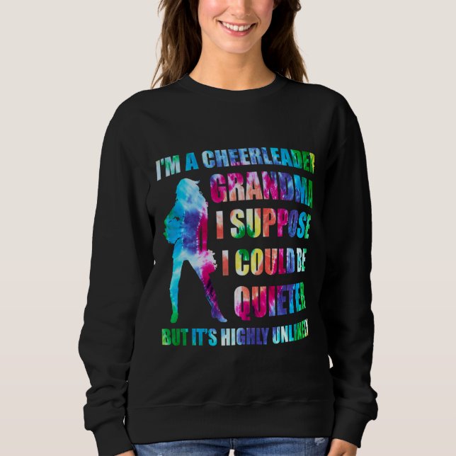 Sudadera Soy una abuelita animadora. (Anverso)