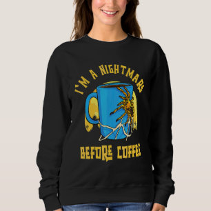 Sudadera Soy una Araña Pesadilla Antes del Café por Café