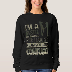 Sudadera Soy una bendición, no una diosa, puedo ver por qué