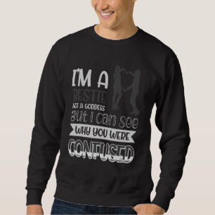 Sudadera Soy una bendición, no una diosa, puedo ver por qué