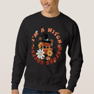 Sudadera Soy una bruja antes de la ropa de Halloween del ca