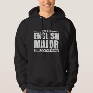 Sudadera Soy una carrera de inglés, tú haz las cuentas dive