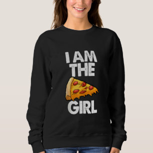 Sudadera Soy Una Chica De Pizza Tee Shirt Divertidas Mujere