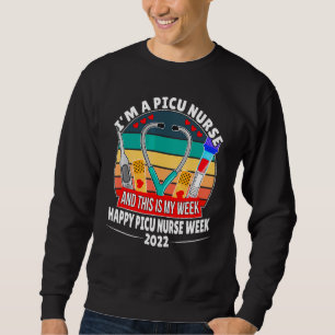 Sudadera Soy una enfermera Picu y esta es mi semana Enferme