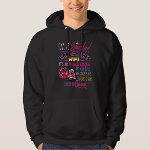 Sudadera Soy Una Esposa De Bomberos Malograda Y Mis Esposos