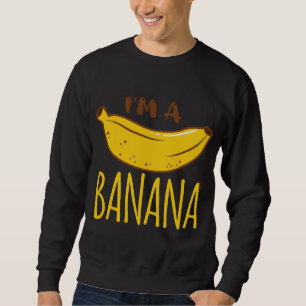 Sudadera Soy una fiesta bananera Fruit Vegan Vegetarian Fun