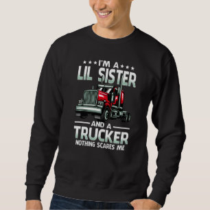 Sudadera Soy una hermanita y camionera, nada me asusta Mot