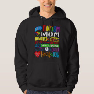 Sudadera Soy una madre autista madre cartera vacía y orgull