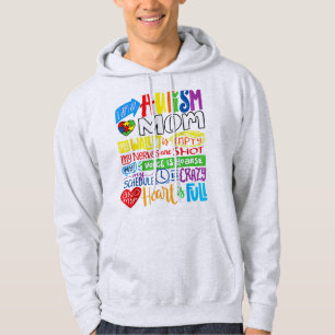 Sudadera Soy una madre autista madre cartera vacía y orgull