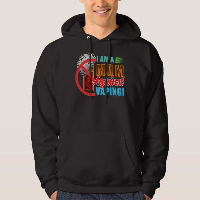 Sudadera Soy una madre contra el vaping (Anverso)