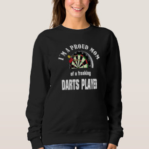 Sudadera Soy una madre orgullosa Dartboard Dartsport Darts 