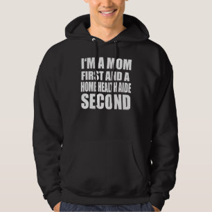 Sudadera Soy una madre y un texto gráfico para el asistente