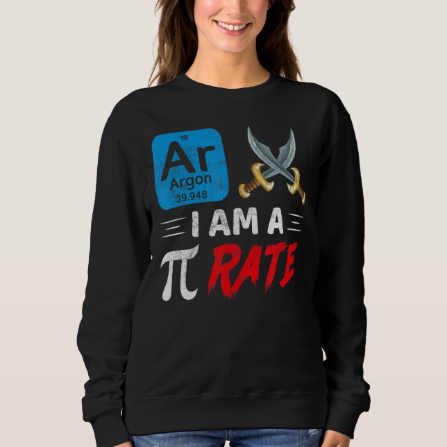 Sudadera Soy Una Matemática De Pi Rate Pi Day (Anverso)