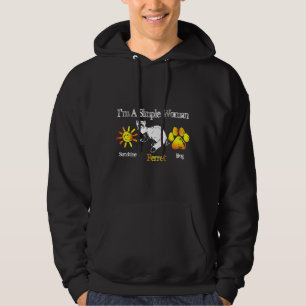 Sudadera Soy Una Mujer Sencilla Sunshine Ferreg Perro Para
