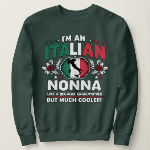 Sudadera Soy una nonna italiana