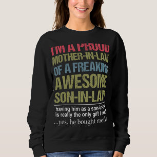 Sudadera Soy una Orgullosa Madre En Derecho De Un Impresion