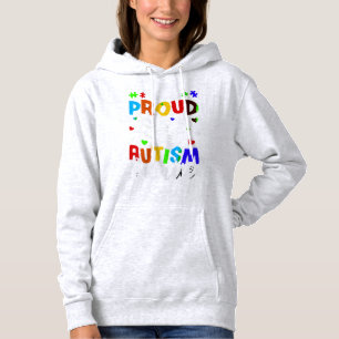 Sudadera Soy una orgullosa Tía-Camiseta de Autismo. Gracio