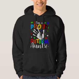 Sudadera Soy una orgullosa Tía-Camiseta de Autismo. Gracio
