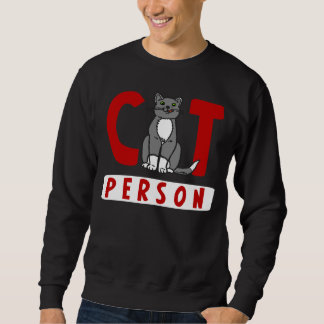 Sudadera Soy una persona del gato