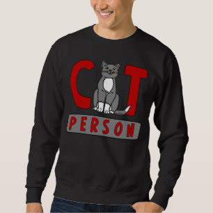 Sudadera Soy una persona del gato