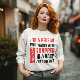 Sudadera Soy Una Persona Que Quiere Hacer Muchas Cosas Dive
