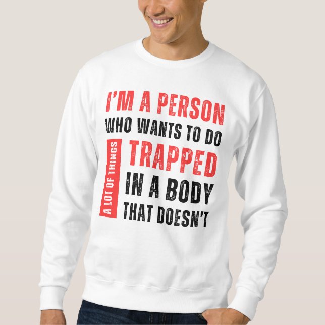 Sudadera Soy Una Persona Que Quiere Hacer Muchas Cosas Dive (Anverso)