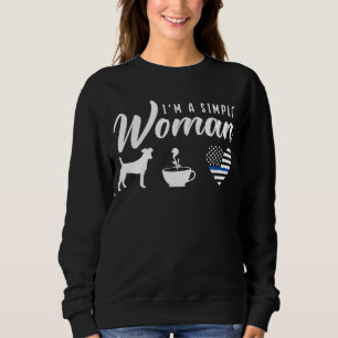 Sudadera Soy Una Simple Policía Mujer