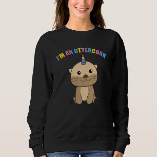 Sudadera Soy una unicornio de maíz dulce y dulce ottercorne