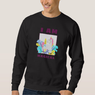 Sudadera Soy Unicornio Mágico Lindo Para Niñas