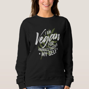 Sudadera Soy Vegan Por Mí Y Los Animales