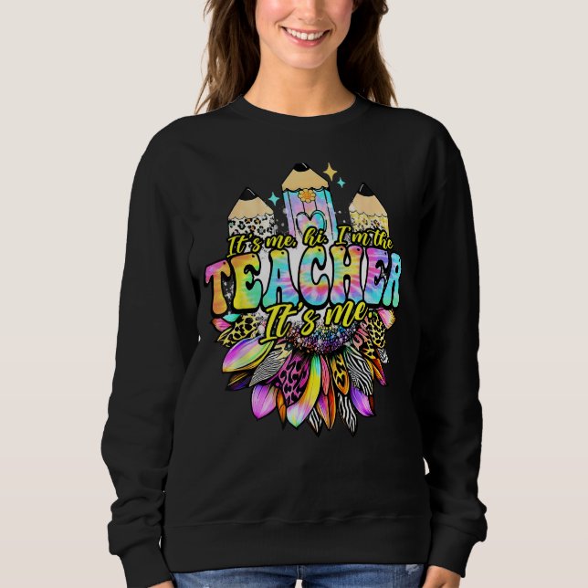 Sudadera Soy yo, soy el profesor Itu2019s Me School Sunf (Anverso)