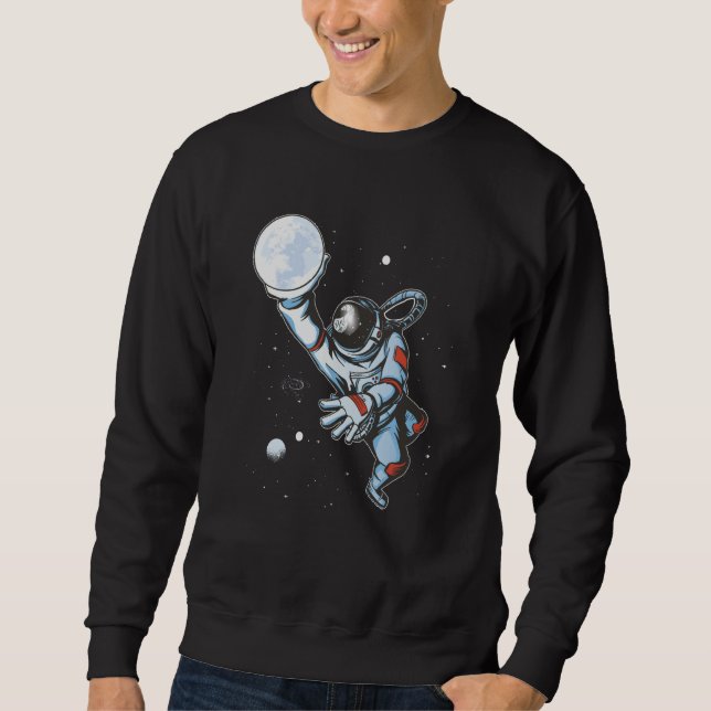 Sudadera Space Basketball Astronaut (Anverso)